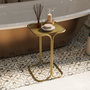 Hanah Home SHB-001-B Mesa de Centro Metálica Color Dorado 30x52x30 cm